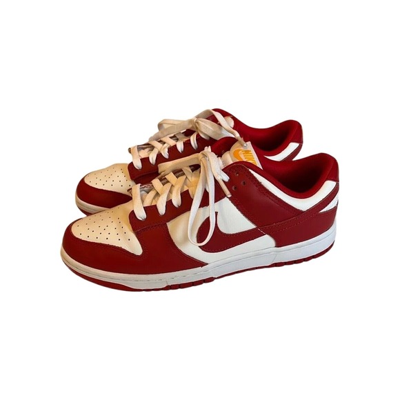 Nike Dunk Low Gym Red DD1391-602 Men's Size 9 Sneakers Authentic - Picture 1 of 11